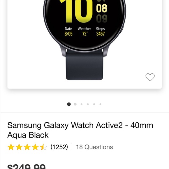 Samsung Galaxy Active 2 Watch - Picture 4 of 4